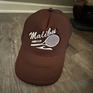 Vintage style Malibu tennis hat